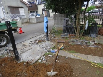 新設駐車場工