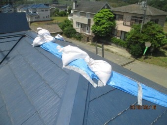 棟板金交換工事