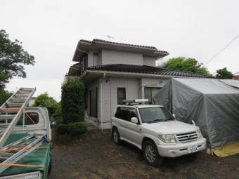 金川邸雨樋工事