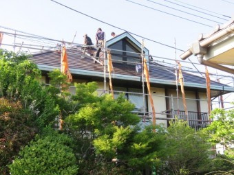 カバー工法葺き替え工事