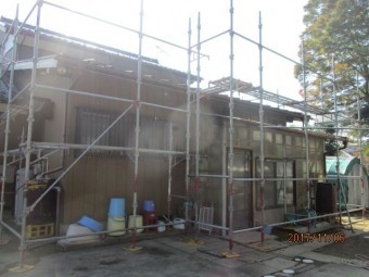 足場架設工事2
