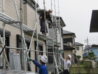 足場撤去工事5