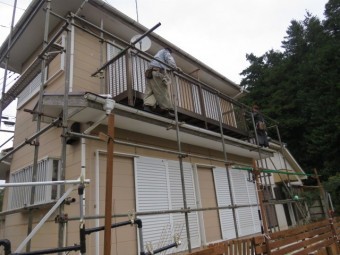 足場架設工事3