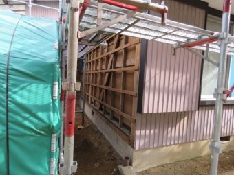トタン壁の現状後継