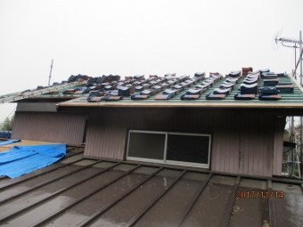 屋根葺き替え工事3