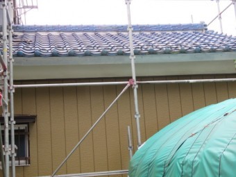 破風塗装工事5