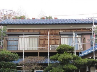 大屋根工事1