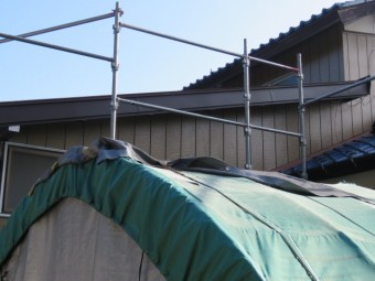 ケラバ板金巻き