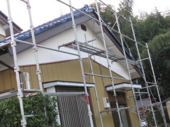 ケラバ板金巻き