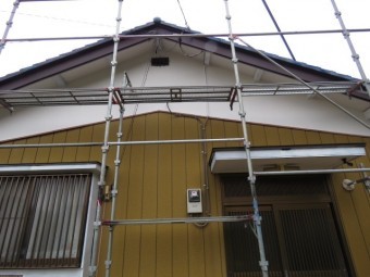 外壁漆喰塗装