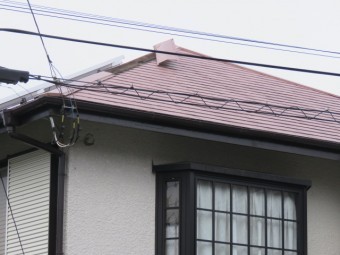 棟板金被害