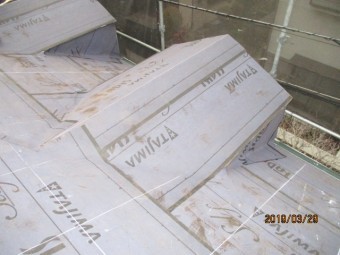 ハト小屋工事