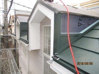 ハト小屋工事