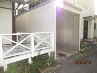 駐車場撤去工事