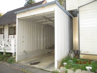 駐車場撤去工事