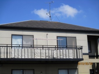 かカバー工法による屋根葺き替え