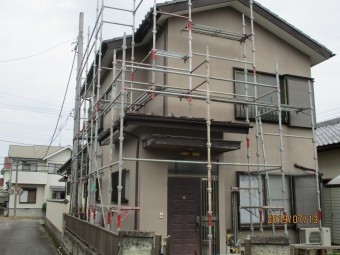 足場架設工事