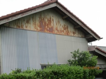 波板交換工事