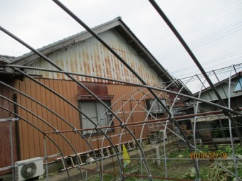 波板交換工事