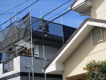 屋根棟板金交換工事