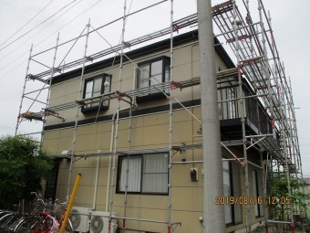 足場架設工事