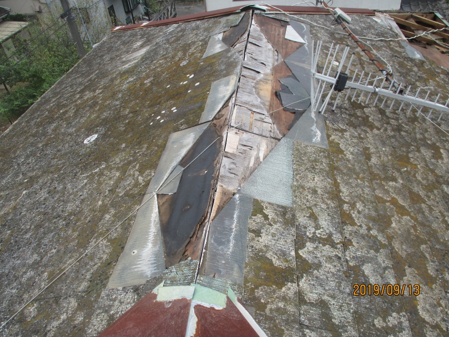 台風15号被害工事