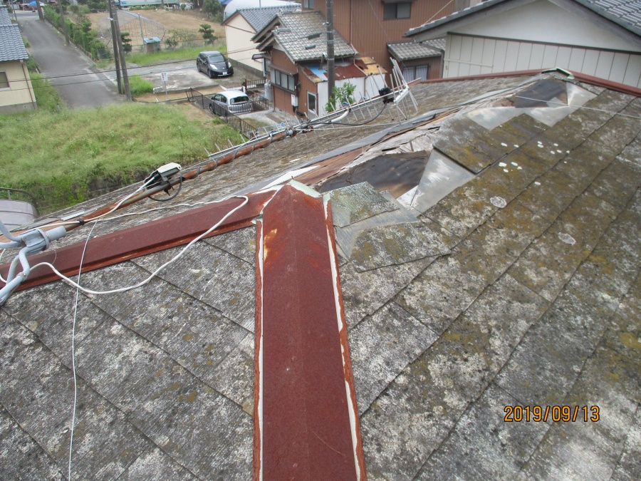 台風15号被害工事