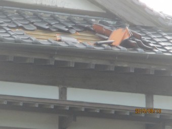 台風15号被害工事