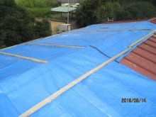 台風15号被害工事