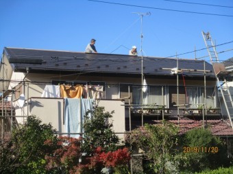 屋根葺き替え工事