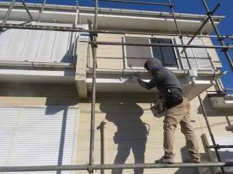 破風塗装工事