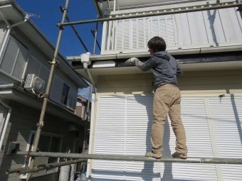 破風塗装工事