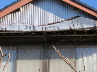 トタン被害工事