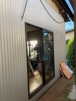 掃き出しサッシ窓工事