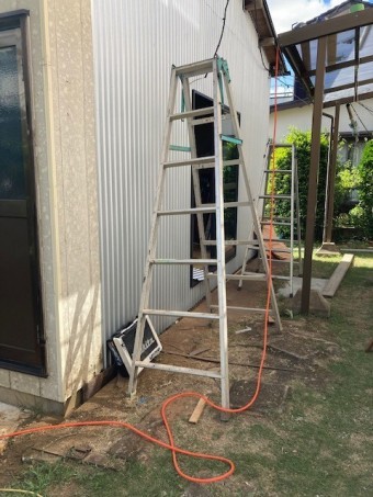 掃き出しサッシ窓工事