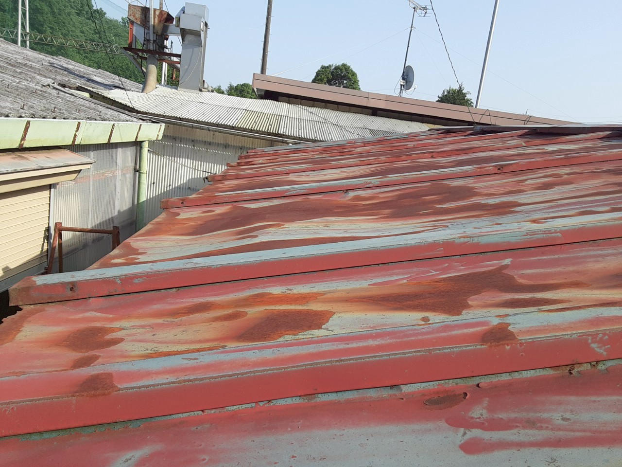 別角度からの屋根状況