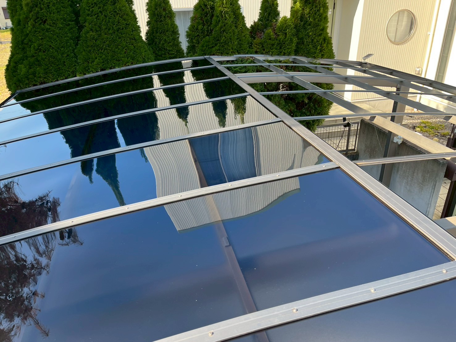 かすみがうら市カーポート屋根工事完了