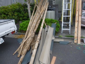 棟板金交換工事