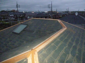 棟板金交換工事