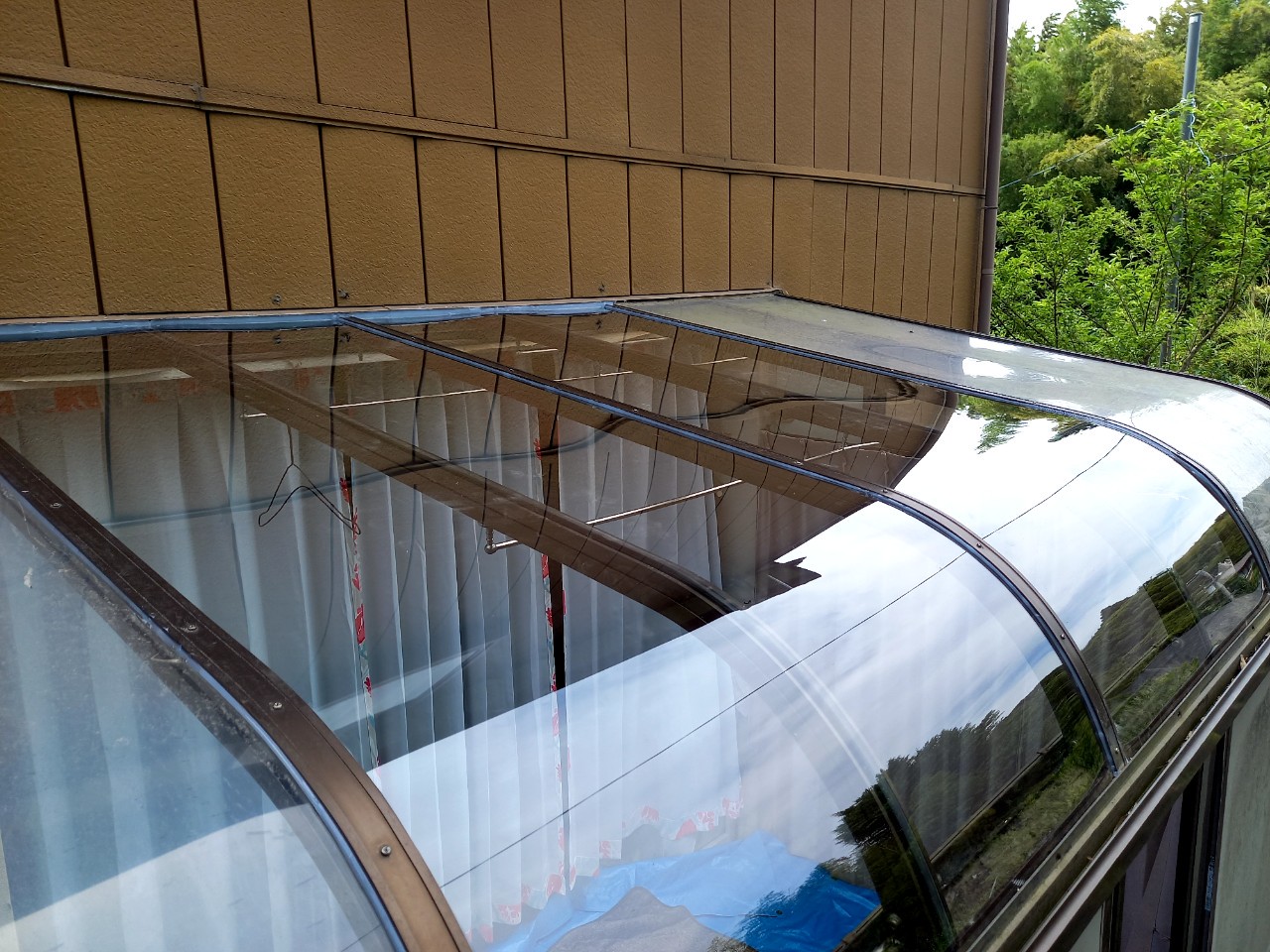 サンルーム屋根交換写真