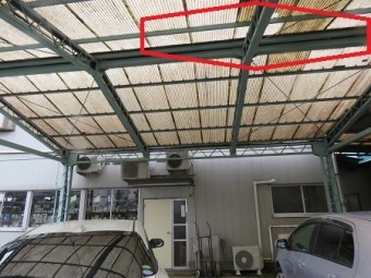 カーポート屋根材交換