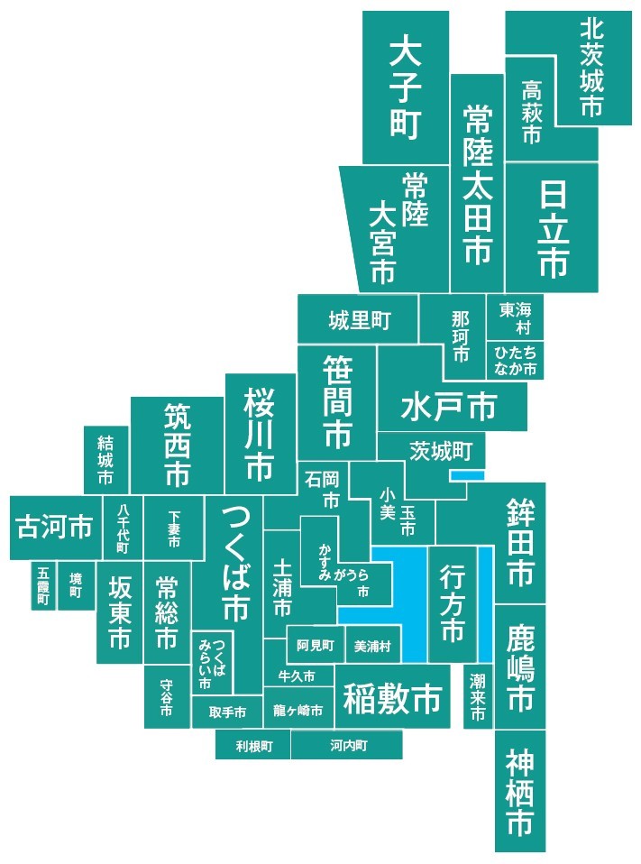 茨城県地図