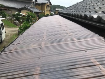 波板交換工事
