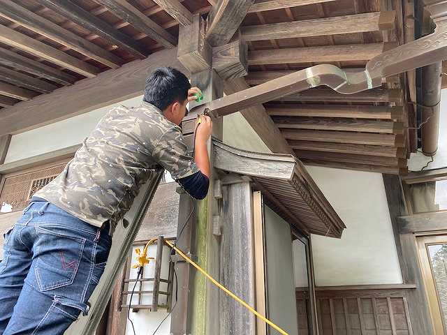 銅製雨樋工事