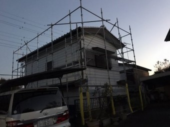 足場架設工事