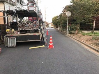 足場架設工事