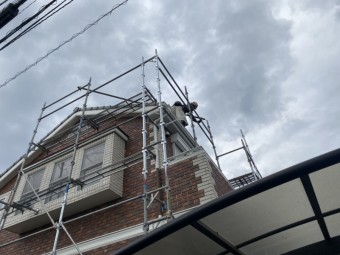 足場解体工事