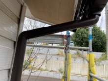 角樋逆流防止工事