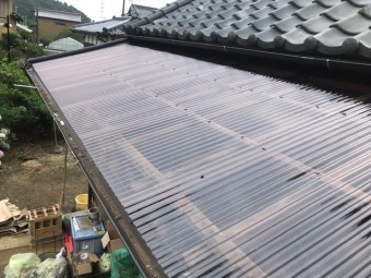 波板交換工事